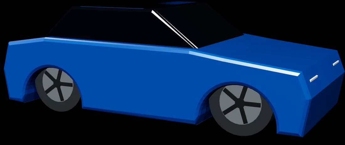 A freshly detailed coupe